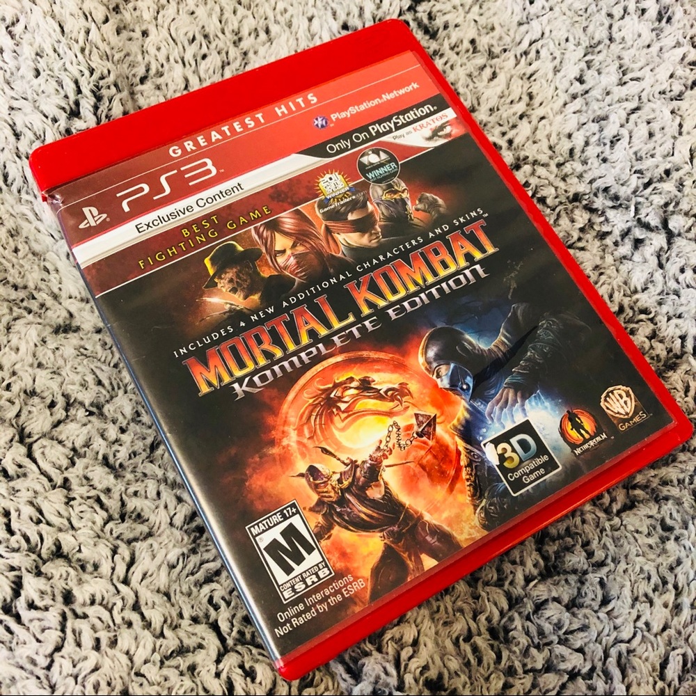 PS3 Mortal Kombat (rated M)